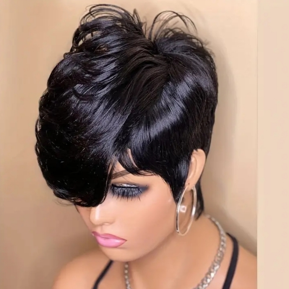 Pixie Cut with bangs